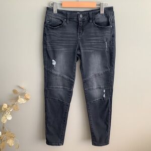 Kancan Black Moto Jeans